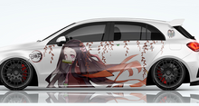 Load image into Gallery viewer, Anime ITASHA Demon Slayer Kamado Nezuko Car Wrap Door Side Stickers Decal Fit With Any Cars Vinyl graphics car accessories car stickers Car Decal
