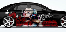 Load image into Gallery viewer, DC ITASHA Harley Quinn Car Wrap Door Side Stickers Decal Fit With Any Cars Vinyl graphics car accessories car stickers Car Decal