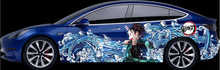 Cargar imagen en el visor de la galería, Custom design for 2023 Tesla Model 3 both sides