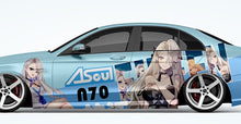 Load image into Gallery viewer, Anime ITASHA A Soul Car Wrap Door Side Fit Any Cars Vinyl graphics car stickers Car Decal