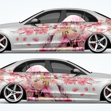 Load image into Gallery viewer, Anime ITASHA Demon Slayer Mitsuri Kanroji Car Wrap Door Side Stickers Decal Fit With Any Cars Vinyl graphics car accessories car stickers Car Decal