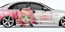 Load image into Gallery viewer, Anime ITASHA Spy X Family Anya Car Wrap Door Side Stickers Decal Fit With Any Cars Vinyl graphics car accessories car stickers Car Decal