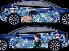 Cargar imagen en el visor de la galería, Custom design for 2023 Tesla Model 3 both sides