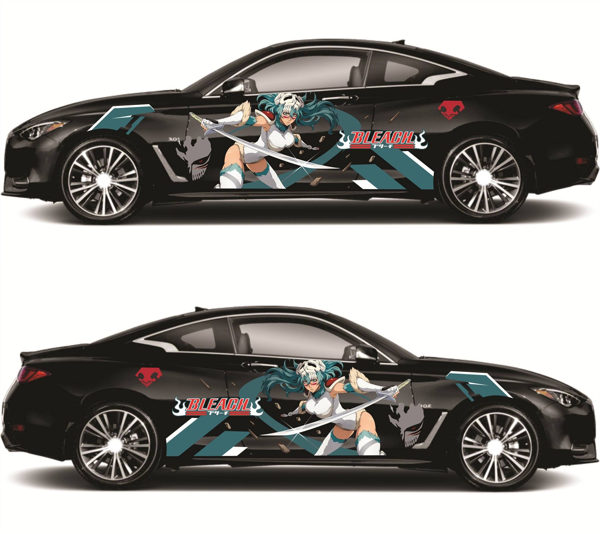 Anime ITASHA Bleach Car Wrap Door Side Fit Any Cars Vinyl graphics car stickers Car Decal Anime ITASHA Bleach Car Wrap Door Side Fit Any Cars Vinyl graphics car stickers Car Decal