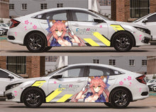 Load image into Gallery viewer, Anime ITASHA Tamamo no Mae Car Wrap Door Side Stickers Decal Fit With Any Cars Vinyl graphics car accessories car stickers Car Decal
