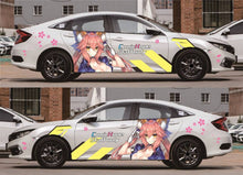 Load image into Gallery viewer, Anime ITASHA Tamamo no Mae Car Wrap Door Side Stickers Decal Fit With Any Cars Vinyl graphics car accessories car stickers Car Decal