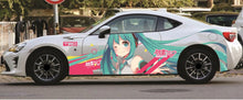 Load image into Gallery viewer, Anime ITASHA Hatsune Miku Car Wrap Door Side Fit Any Cars Vinyl graphics car stickers Car Decal