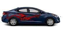 Load image into Gallery viewer, Anime ITASHA Wing Dragon Car Wrap Door Side Stickers Decal Fit With Any Cars Vinyl graphics car accessories car stickers Car Decal