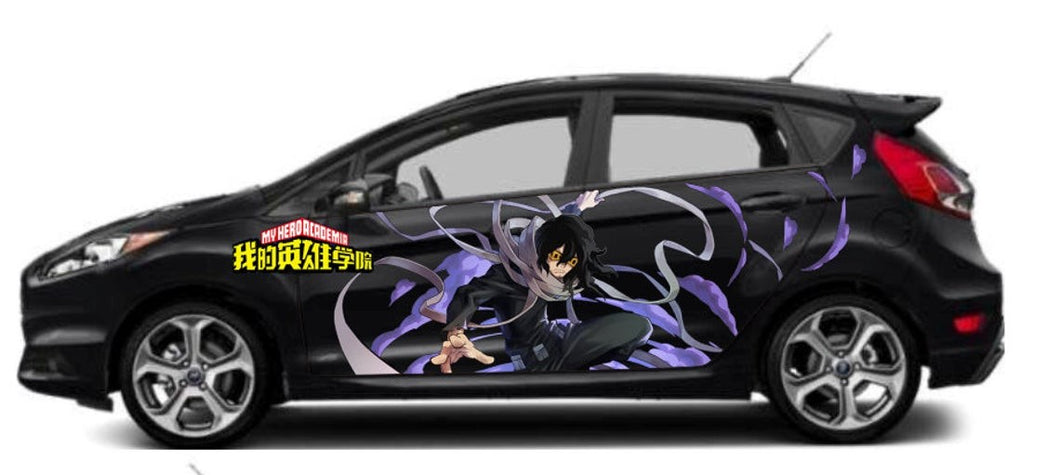 Anime ITASHA My Hero Academia Car Wrap Door Side Stickers Decal Fit With Any Cars Vinyl graphics car accessories car stickers Car Decal