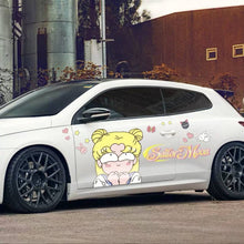Load image into Gallery viewer, Anime ITASHA Sailor Moon Car Wrap Door Side Stickers Decal Fit With Any Cars Vinyl graphics car accessories car stickers Car Decal