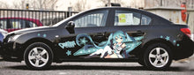 Load image into Gallery viewer, Anime ITASHA Hatsune Miku Car Wrap Door Side Stickers Decal Fit With Any Cars Vinyl graphics car accessories car stickers Car Decal