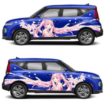 Load image into Gallery viewer, Anime ITASHA Hatsune Miku Car Wrap Door Side Stickers Decal Fit With Any Cars Vinyl graphics car accessories car stickers Car Decal