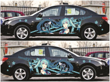 Load image into Gallery viewer, Anime ITASHA Hatsune Miku Car Wrap Door Side Stickers Decal Fit With Any Cars Vinyl graphics car accessories car stickers Car Decal