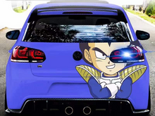 Load image into Gallery viewer, Anime Dragon Ball Vegeta Car Tail Wrap Fit With Any Cars Vinyl graphics car stickers Car Decal
