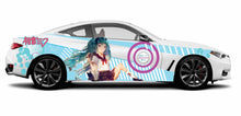 Load image into Gallery viewer, Anime ITASHA Hatsune Miku Car Wrap Door Side Stickers Decal Fit With Any Cars Vinyl graphics car accessories car stickers Car Decal