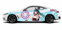 Load image into Gallery viewer, Anime ITASHA Hatsune Miku Car Wrap Door Side Stickers Decal Fit With Any Cars Vinyl graphics car accessories car stickers Car Decal