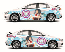 Load image into Gallery viewer, Anime ITASHA Hatsune Miku Car Wrap Door Side Stickers Decal Fit With Any Cars Vinyl graphics car accessories car stickers Car Decal