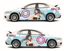 Load image into Gallery viewer, Anime ITASHA Hatsune Miku Car Wrap Door Side Stickers Decal Fit With Any Cars Vinyl graphics car accessories car stickers Car Decal
