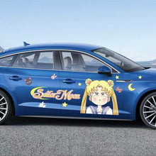Load image into Gallery viewer, Anime ITASHA Sailor Moon Car Wrap Door Side Stickers Decal Fit With Any Cars Vinyl graphics car accessories car stickers Car Decal
