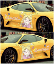 Load image into Gallery viewer, Anime ITASHA Sailor Moon Car Wrap Door Side Stickers Decal Fit With Any Cars Vinyl graphics car accessories car stickers Car Decal