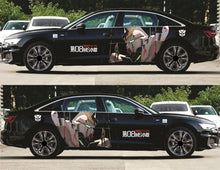Load image into Gallery viewer, Anime ITASHA Gumdam Car Wrap Door Side Stickers Decal Fit With Any Cars Vinyl graphics car accessories car stickers Car Decal