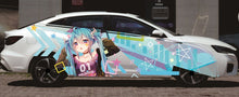 Load image into Gallery viewer, Anime ITASHA Hatsune Miku Car Wrap Door Side Stickers Decal Fit With Any Cars Vinyl graphics car accessories car stickers Car Decal