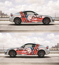 Load image into Gallery viewer, Anime ITASHA ZERO TWO Car Wrap Door Side Fit With Any Cars Vinyl graphics car stickers Car Decal