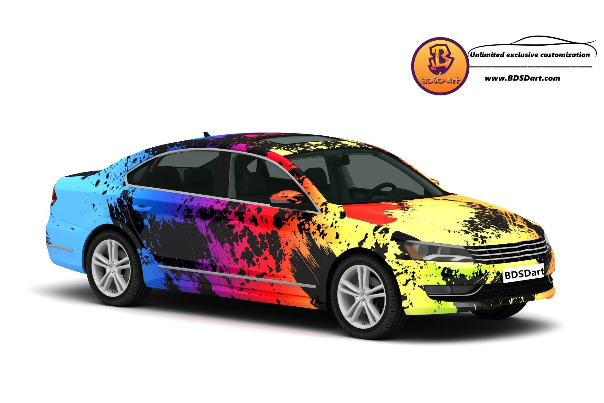 Tumult Forinden Hej hej Full Car Wrap Conjecture Fit With Any Cars Vinyl graphics car accessor –  BDSDart