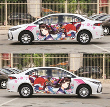 Load image into Gallery viewer, Anime ITASHA Anime Girl Car Wrap Door Side Stickers Decal Fit With Any Cars Vinyl graphics car accessories car stickers Car Decal