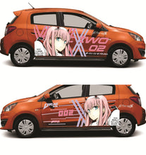 Load image into Gallery viewer, Anime ITASHA ZERO TWO Car Wrap Door Side Stickers Decal Fit With Any Cars Vinyl graphics car accessories car stickers Car Decal