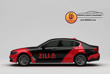 Load image into Gallery viewer, Full Car Wrap Classic-Black red Fit With Any Cars Vinyl graphics car accessories car stickers Car Decal Car Wrap