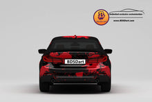 Load image into Gallery viewer, Full Car Wrap Classic-Black red Fit With Any Cars Vinyl graphics car accessories car stickers Car Decal Car Wrap