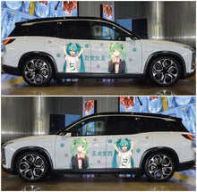 Load image into Gallery viewer, Anime ITASHA Hatsune Miku Car Wrap Door Side Stickers Decal Fit With Any Cars Vinyl graphics car accessories car stickers Car Decal
