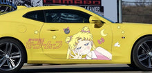 Load image into Gallery viewer, Anime ITASHA Sailor Moon Car Wrap Door Side Stickers Decal Fit With Any Cars Vinyl graphics car accessories car stickers Car Decal