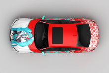 Load image into Gallery viewer, Anime Itasha Hatsune Miku Full Car Wrap Fit With Any Cars Vinyl graphics car accessories car stickers Car Decal Car Wrap
