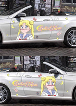 Load image into Gallery viewer, Anime ITASHA Sailor Moon Car Wrap Door Side Stickers Decal Fit With Any Cars Vinyl graphics car accessories car stickers Car Decal