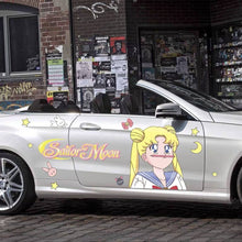 Load image into Gallery viewer, Anime ITASHA Sailor Moon Car Wrap Door Side Stickers Decal Fit With Any Cars Vinyl graphics car accessories car stickers Car Decal