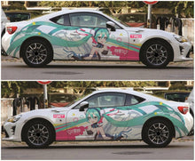 Load image into Gallery viewer, Anime ITASHA Hatsune Miku Car Wrap Door Side Stickers Decal Fit With Any Cars Vinyl graphics car accessories car stickers Car Decal