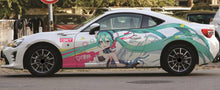 Load image into Gallery viewer, Anime ITASHA Hatsune Miku Car Wrap Door Side Fit With Any Cars Vinyl graphics car stickers Car Decal
