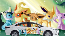 Cargar imagen en el visor de la galería, Pegatinas laterales de puerta con revestimiento para coche de Pokemon ITASHA de Anime, calcomanía compatible con cualquier coche, gráficos de vinilo, accesorios para coche, pegatinas para coche