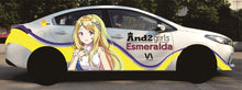 Load image into Gallery viewer, Anime ITASHA And 2 Grils Car Wrap Door Side Stickers Decal Fit With Any Cars Vinyl graphics car accessories car stickers Car Decal