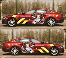 Load image into Gallery viewer, Anime ITASHA BanG Dream Car Wrap Door Side Stickers Decal Fit With Any Cars Vinyl graphics car accessories car stickers Car Decal