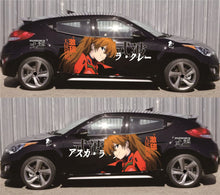 Load image into Gallery viewer, Anime ITASHA EVA Car Wrap Door Side Fit Any Cars Vinyl graphics car stickers Car Decal