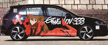 Load image into Gallery viewer, Anime ITASHA EVA Car Wrap Door Side Fit Any Cars Vinyl graphics car stickers Car Decal