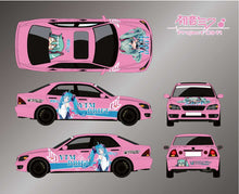 Load image into Gallery viewer, Anime ITASHA Hatsune Miku Car Wrap Door Side Stickers Decal Fit With Any Cars Vinyl graphics car accessories car stickers Car Decal