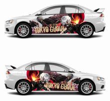Load image into Gallery viewer, Anime ITASHA Tokyo Ghoul Ken Kaneki Car Wrap Door Side Stickers Decal Fit With Any Cars Vinyl graphics car accessories car stickers Car Decal