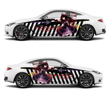 Load image into Gallery viewer, Anime ITASHA Date A live Kurumi Tokisaki Car Wrap Door Side Stickers Decal Fit With Any Cars Vinyl graphics car accessories car stickers Car Decal
