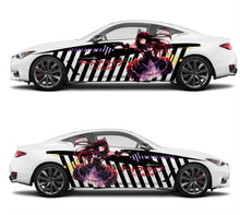 Load image into Gallery viewer, Anime ITASHA Date A live Kurumi Tokisaki Car Wrap Door Side Stickers Decal Fit With Any Cars Vinyl graphics car accessories car stickers Car Decal