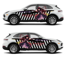 Load image into Gallery viewer, Anime ITASHA Date A live Kurumi Tokisaki Car Wrap Door Side Stickers Decal Fit With Any Cars Vinyl graphics car accessories car stickers Car Decal