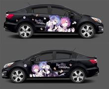 Load image into Gallery viewer, Anime ITASHA Re:Zero Car Wrap Door Side Fit With Any Cars Vinyl graphics car stickers Car Decal
